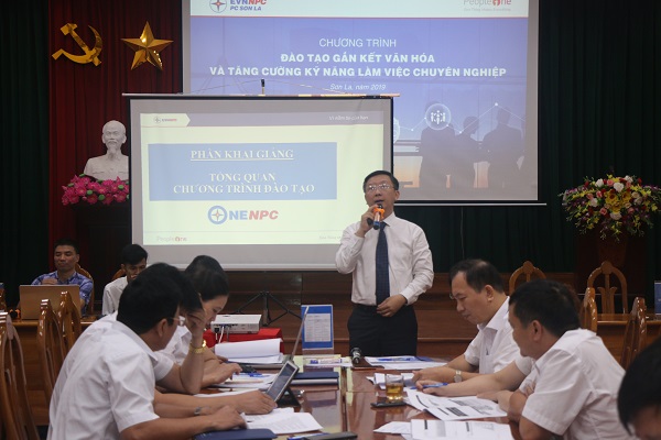 Khóa đào tạo văn hóa doanh nghiệp 
“Một đội ngũ – Một mục tiêu – Một hành trình” năm 2019 của Công ty Điện lực Sơn La
